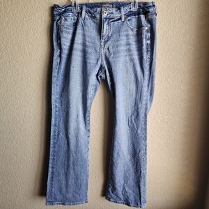 Torrid Mid Rise Slim Boot PAINT Sz 12Short